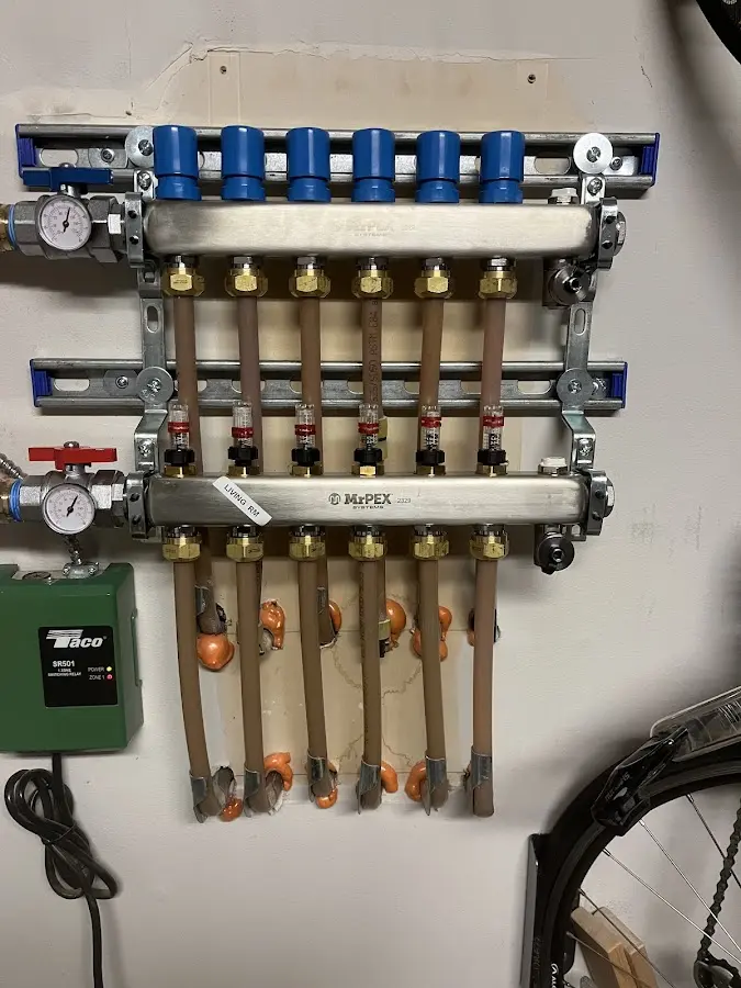 Plumber performing Water Heater Repair at a residential property in New Windsor